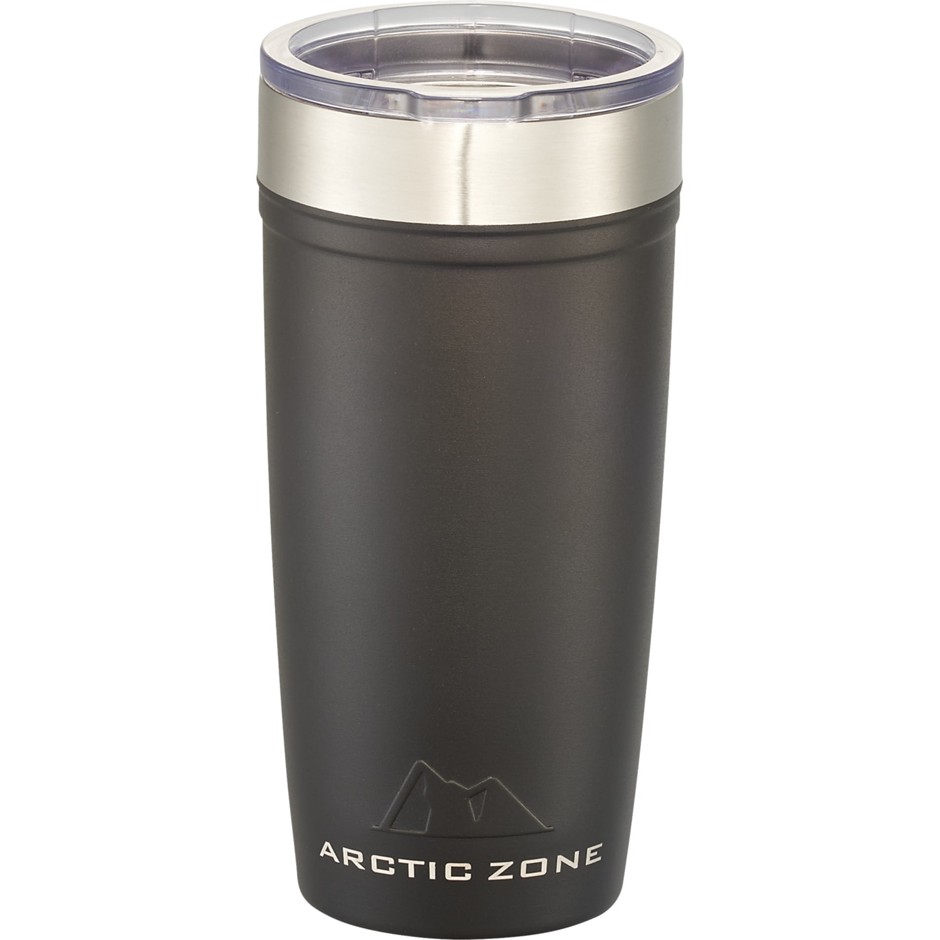 Front View of Black Arctic Zone® Titan Thermal HP® Copper Tumbler 20oz
