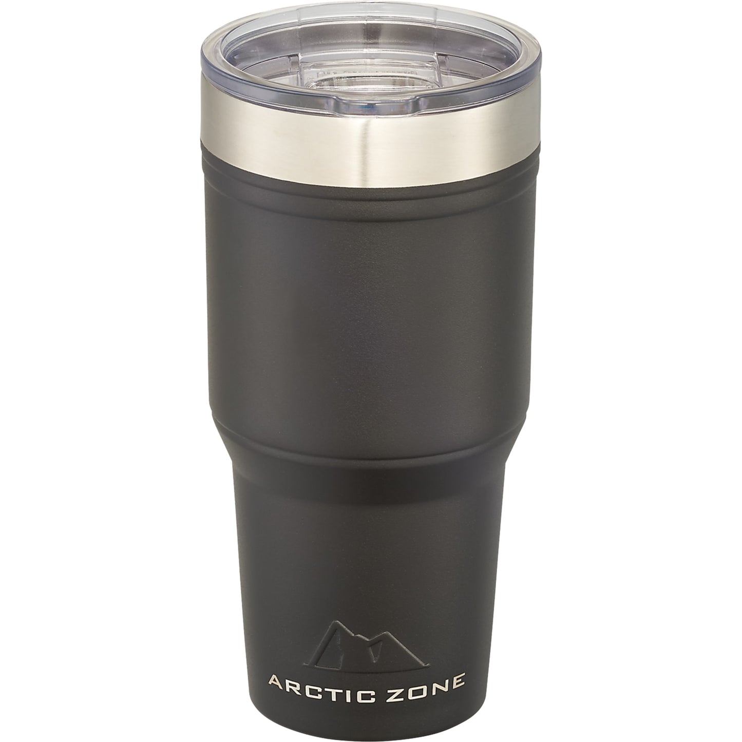 Front View of Black Arctic Zone® Titan Thermal HP® Copper Tumbler 30oz