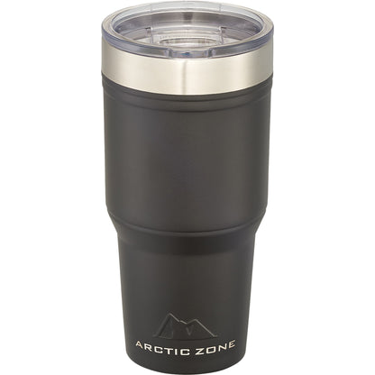 Front View of Black Arctic Zone® Titan Thermal HP® Copper Tumbler 30oz