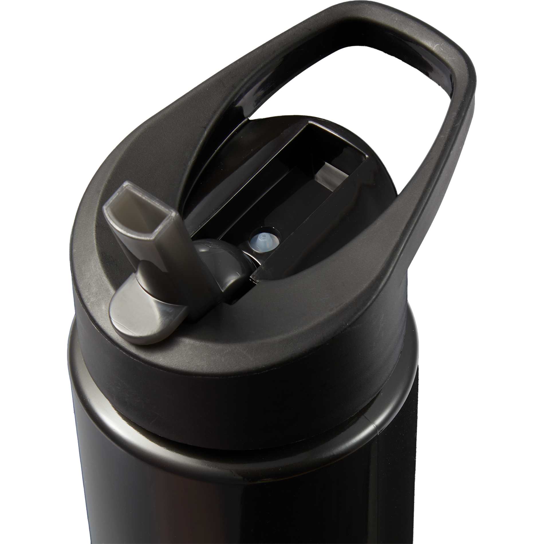 Front View of Black Arctic Zone Tritan Renew  Metalike Bottle 28oz