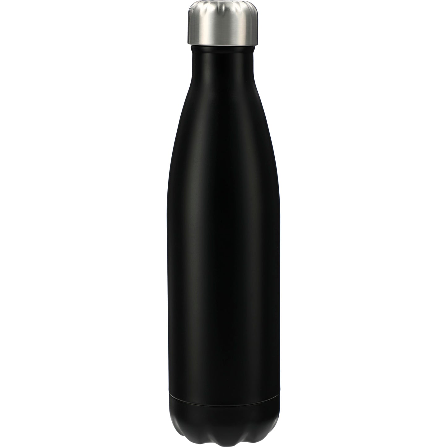 Front View of Black Arsenal 25oz Stainless Sports Bottle plain
