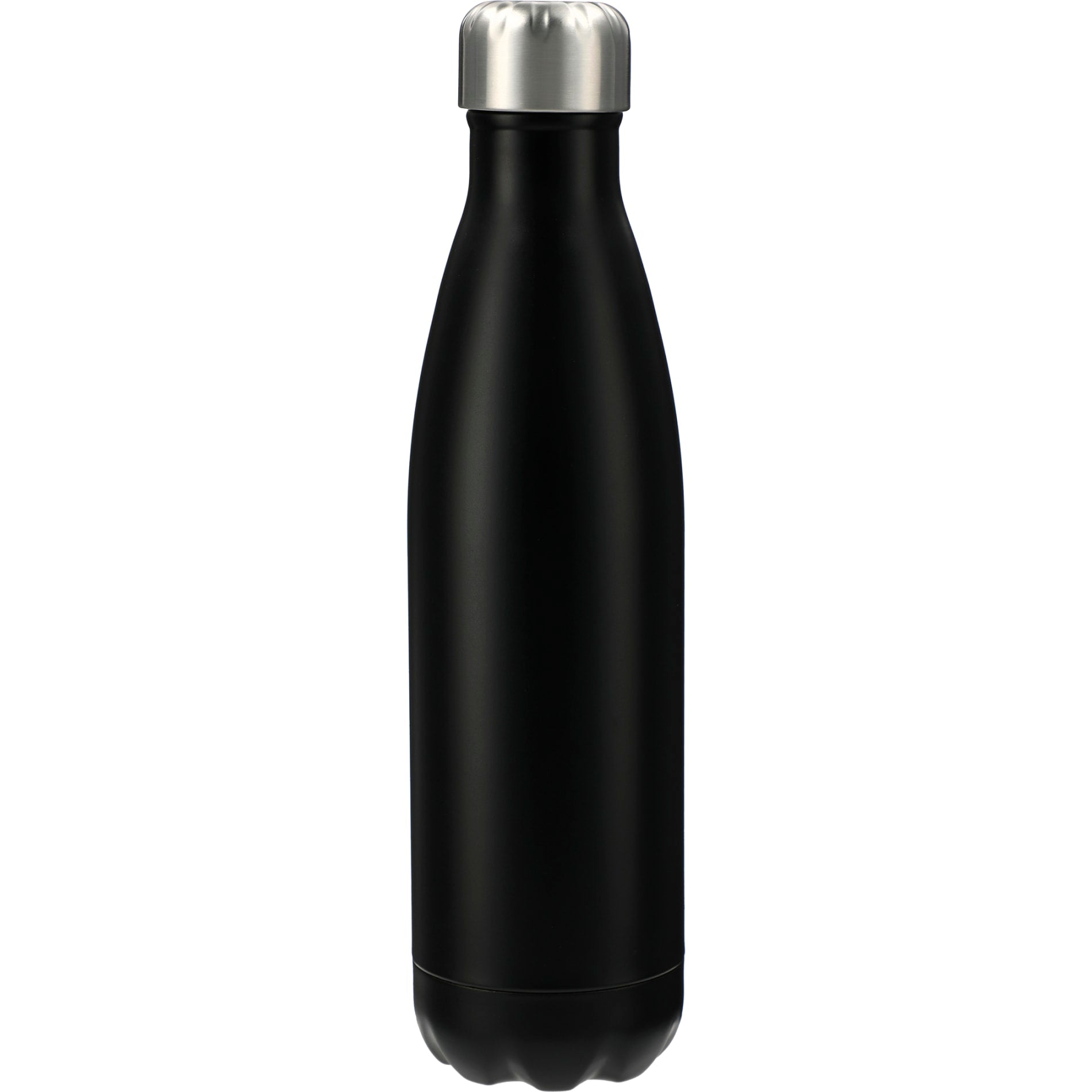 Front View of Black Arsenal 25oz Stainless Sports Bottle plain