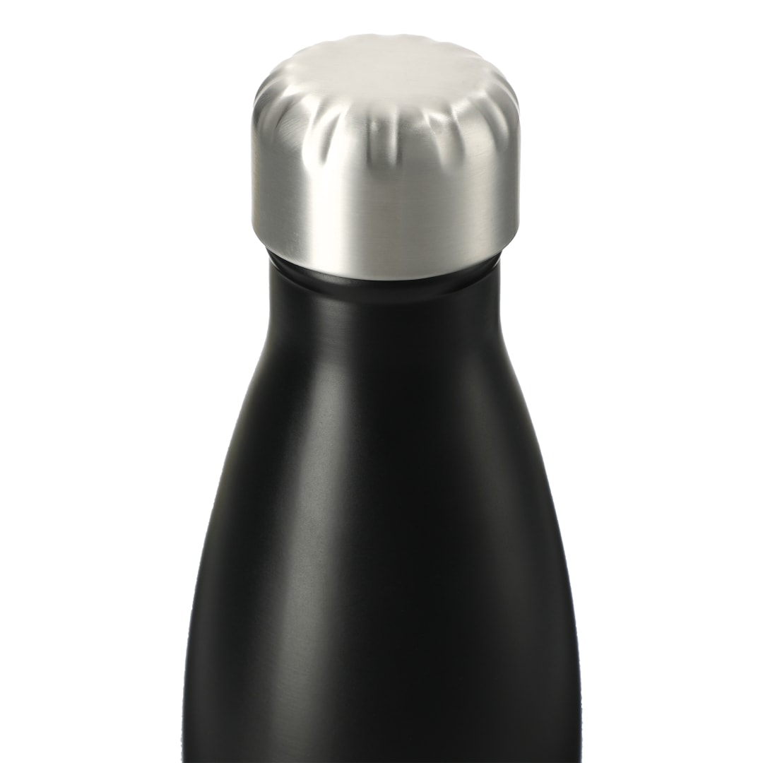 Front View of Black Arsenal 25oz Stainless Sports Bottle