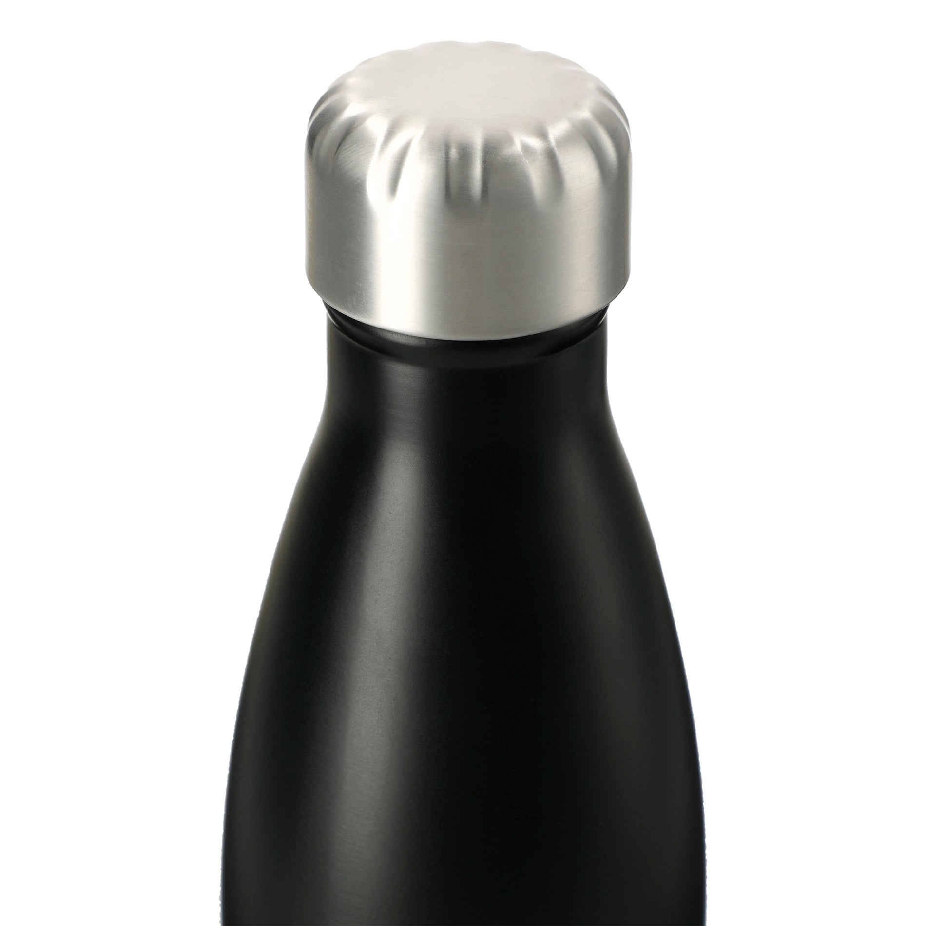 Front View of Black Arsenal 25oz Stainless Sports Bottle