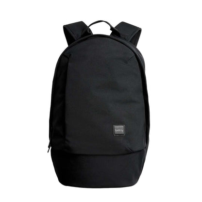 Front View of Black Bellroy Classic 3rd Edition Backpack plain