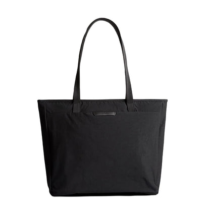Front View of Black Bellroy Tokyo Tote plain