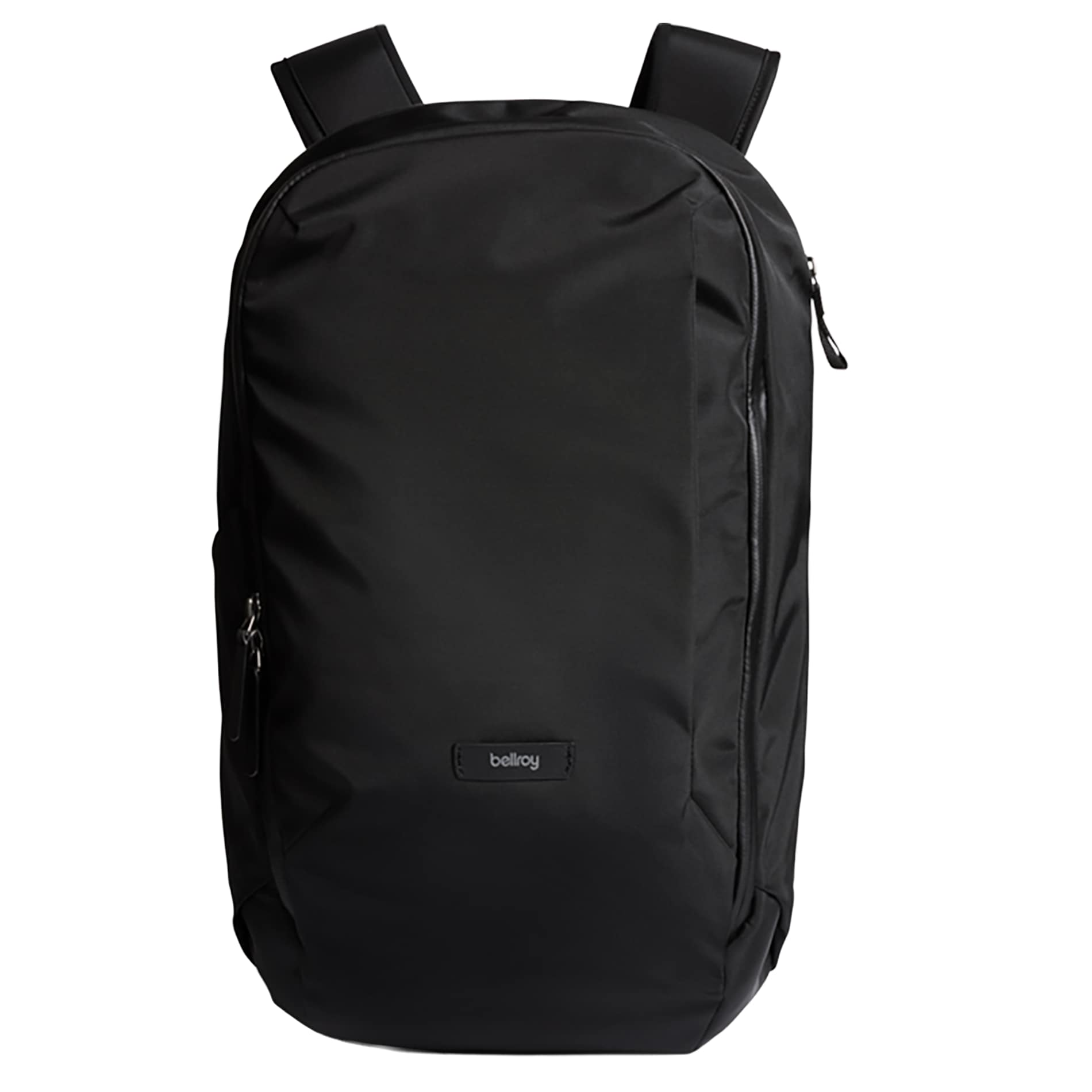 Front View of Black Bellroy Transit Workpack 20L Backpack plain