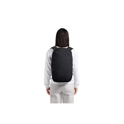 Front View of Black Bellroy Via 16" Computer Backpack plain