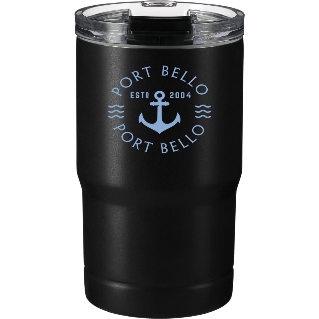 Front View of Black Bluff 12oz Vacuum Tumbler & Cooler