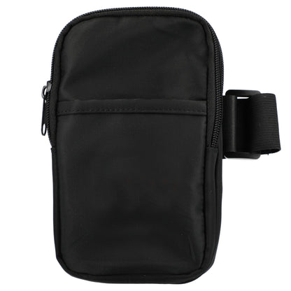Front View of Black Bottle Buddy Deluxe Water Bottle Pouch plain