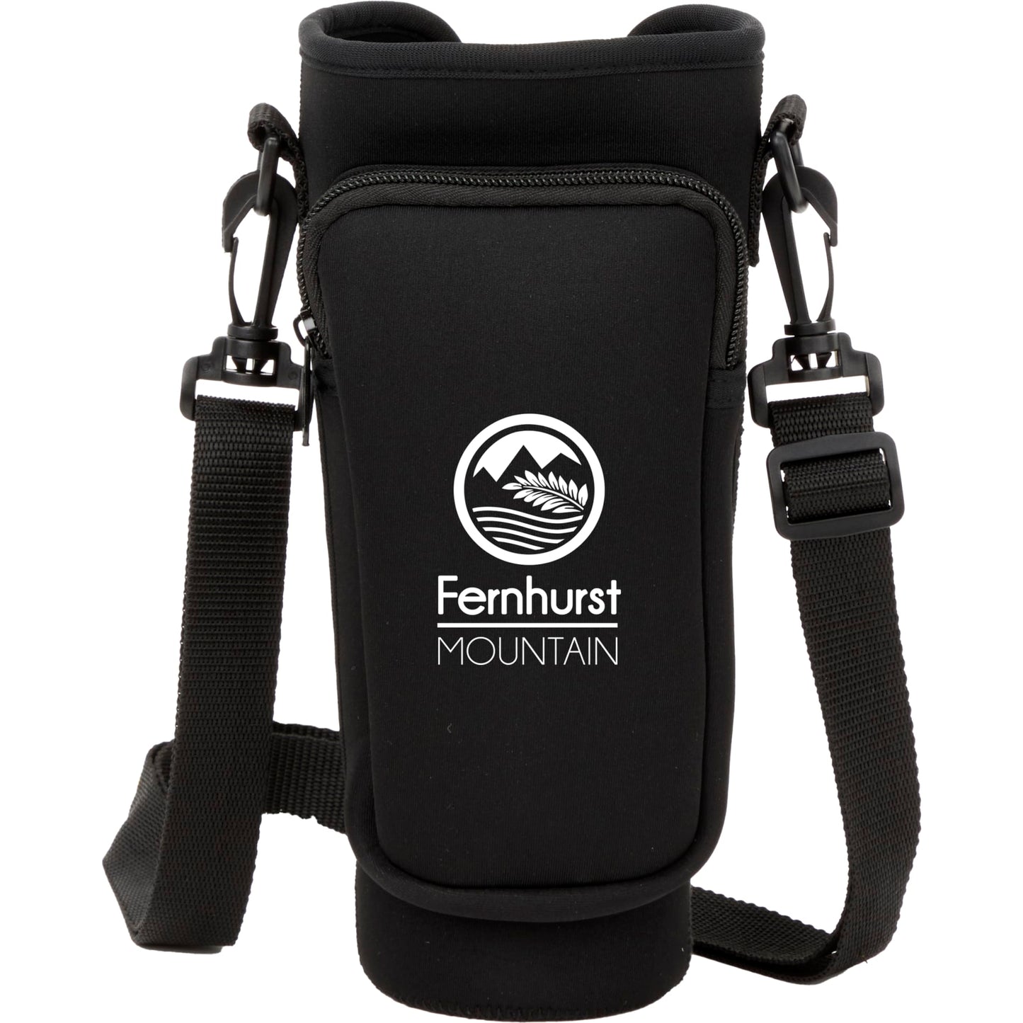 Front View of Black Bottle Buddy Sling