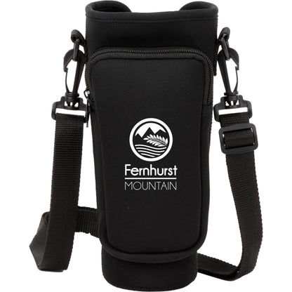 Front View of Black Bottle Buddy Sling