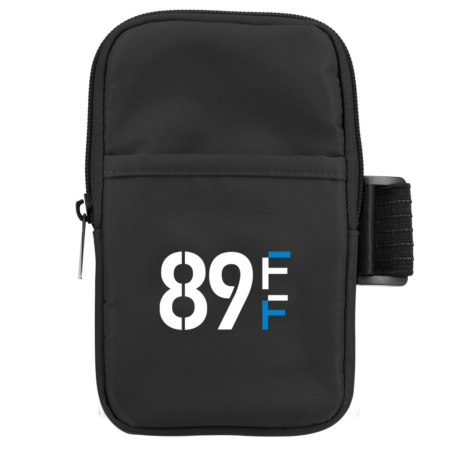 Front View of Black Bottle Buddy Water Bottle Pouch