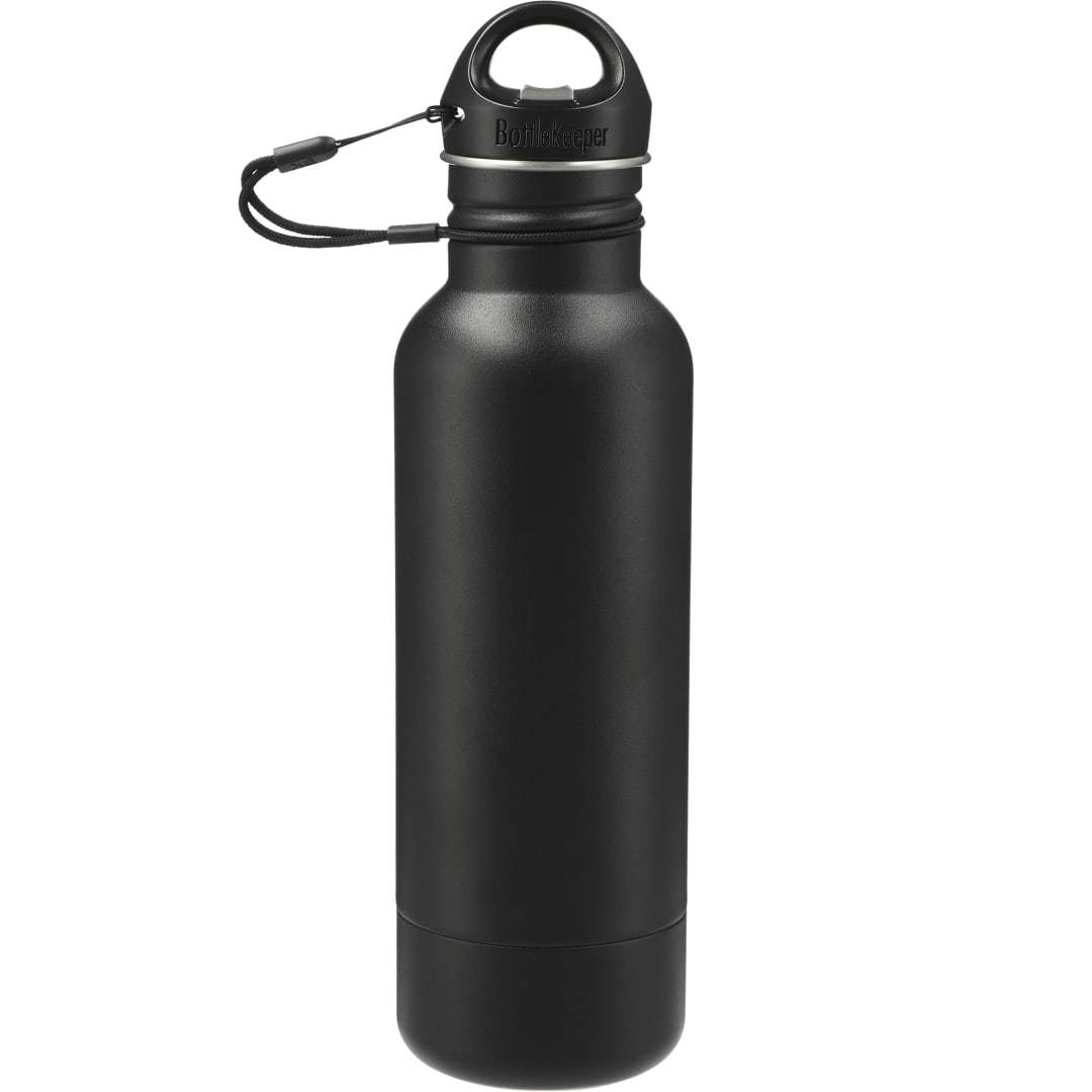 Front View of Black BottleKeeper Standard 2.0 plain
