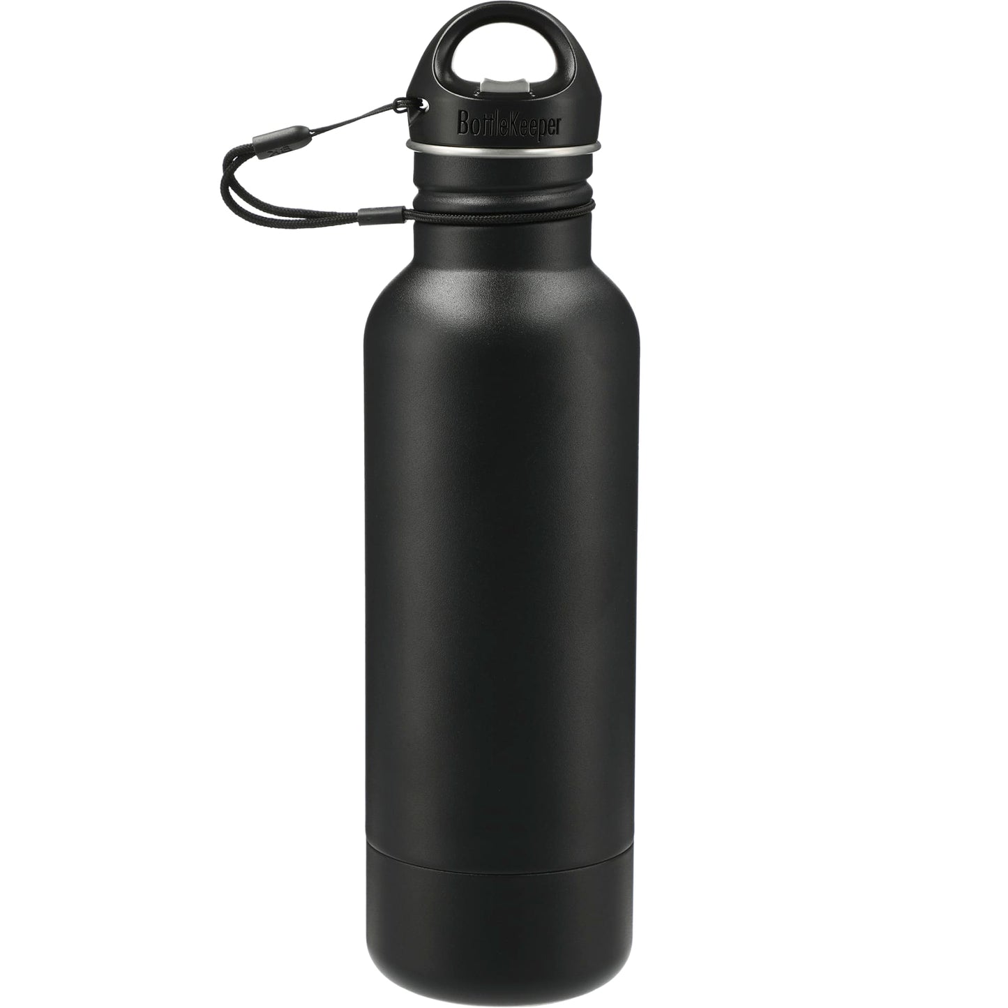 Front View of Black BottleKeeper Standard 2.0 plain