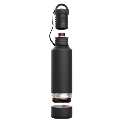 Front View of Black BottleKeeper Standard 2.0 plain