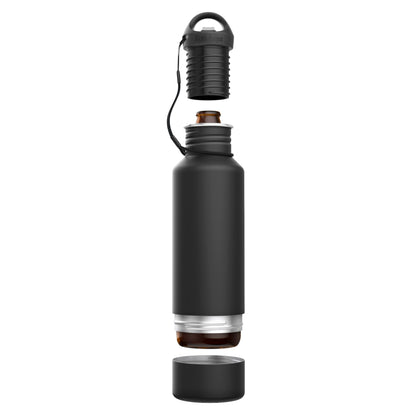 Front View of Black BottleKeeper Standard 2.0 plain