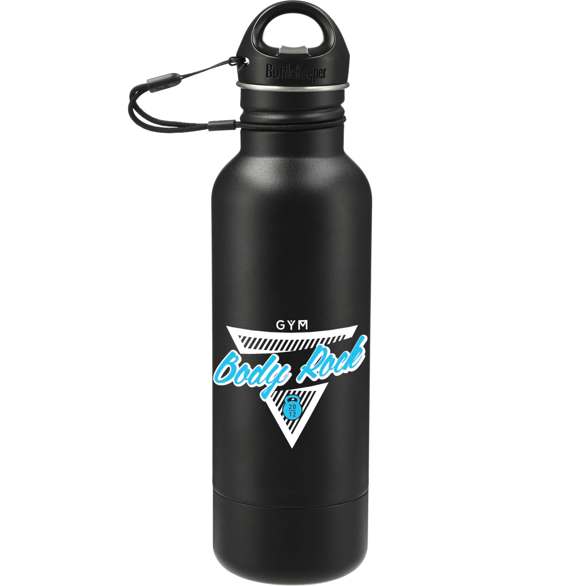 Front View of Black BottleKeeper Standard 2.0