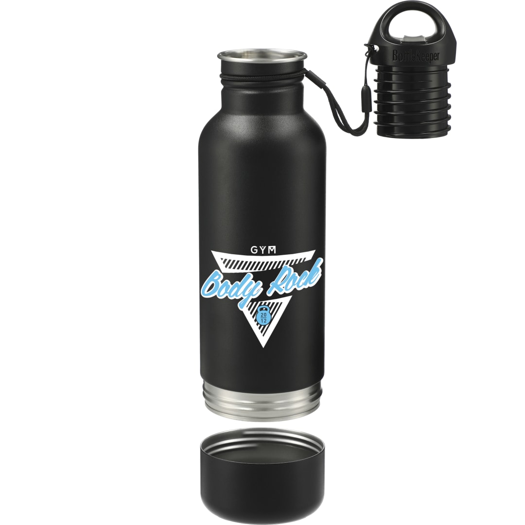 Front View of Black BottleKeeper Standard 2.0