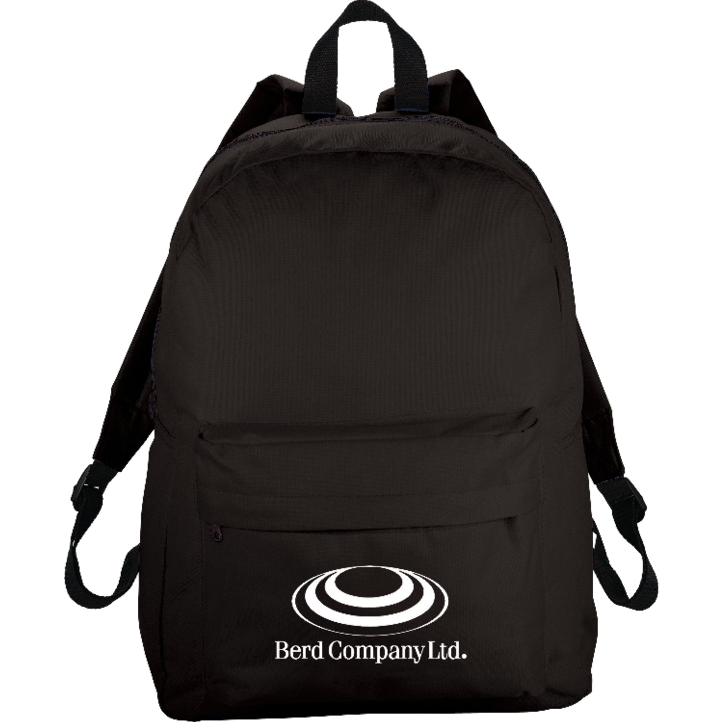 Front View of Black Breckenridge Classic Backpack