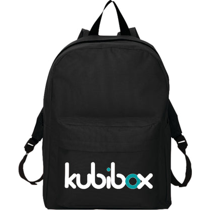 Front View of Black Buddy Budget 15" Computer Backpack