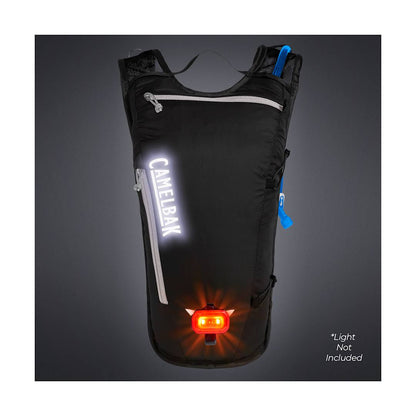 Front View of Black Camelbak Classic Light 70 oz Pack plain