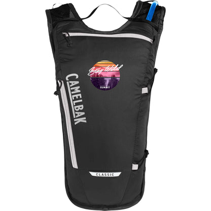 Front View of Black Camelbak Classic Light 70 oz Pack