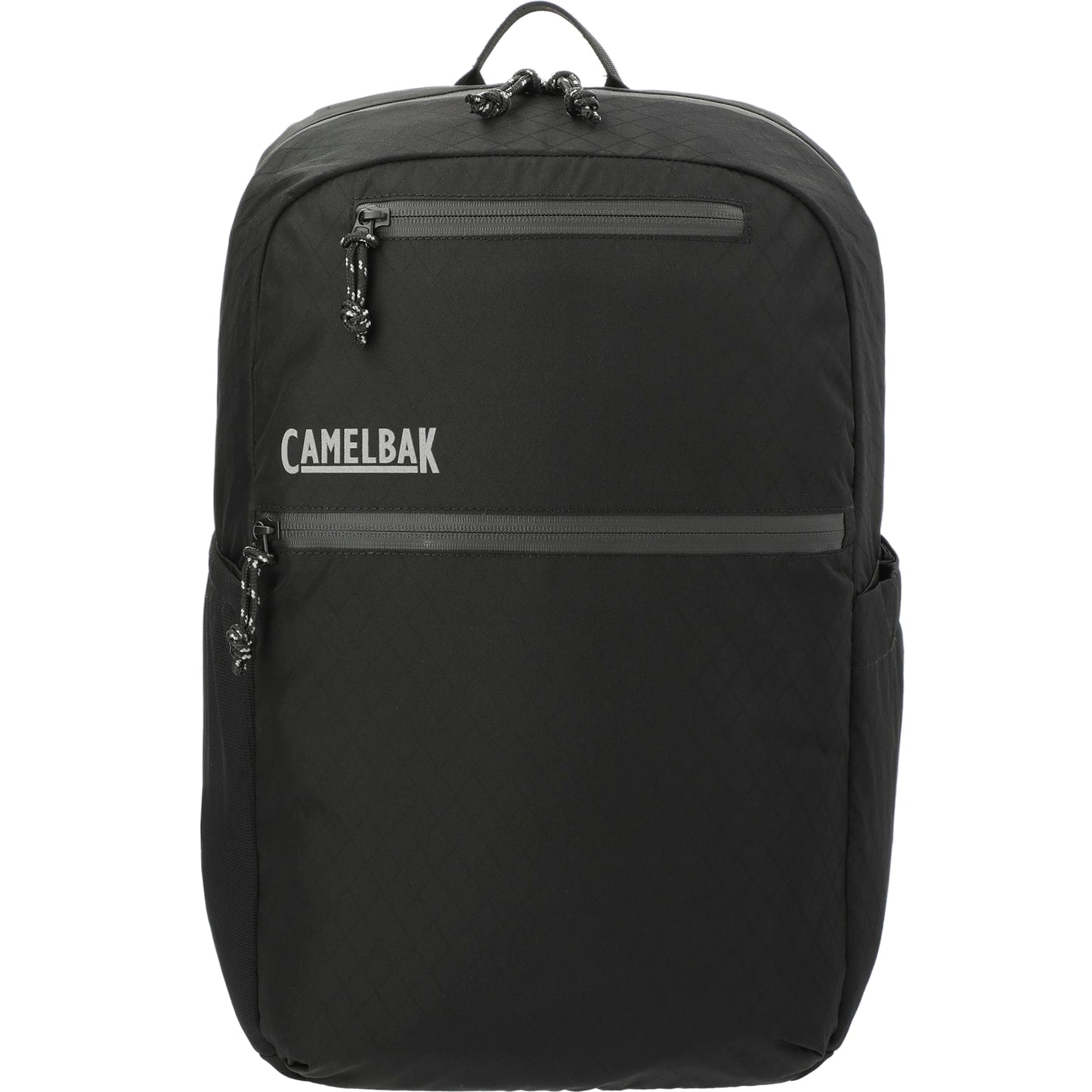 Front View of Black CamelBak LAX 15" Computer Backpack plain