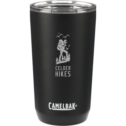 Front View of Black CamelBak Tumbler 16oz