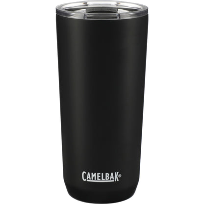 Front View of Black CamelBak Tumbler 20oz plain