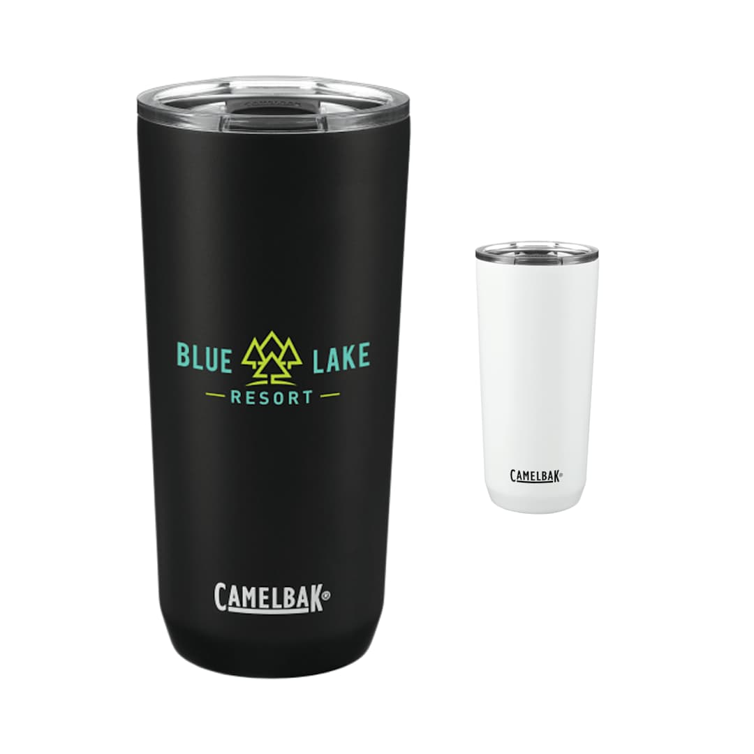 Front View of Black CamelBak Tumbler 20oz
