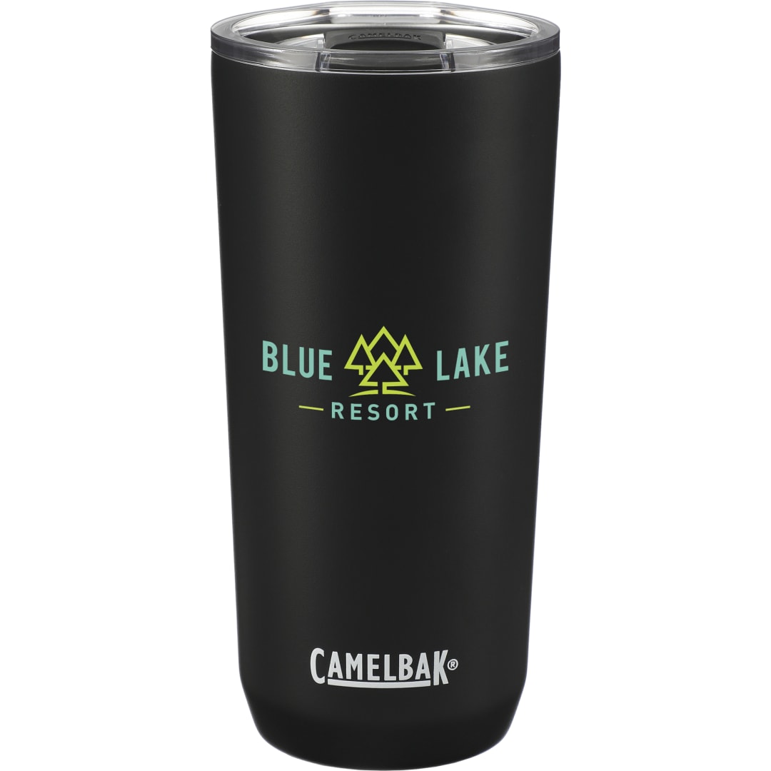 Front View of Black CamelBak Tumbler 20oz