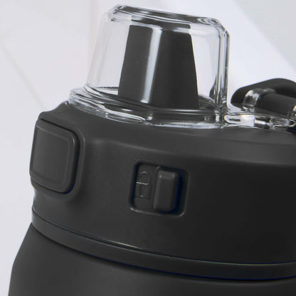 Front View of Black Canyon Recycled Stainless Steel Bottle 30oz