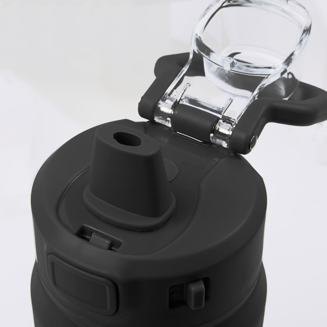 Front View of Black Canyon Recycled Stainless Steel Bottle 30oz