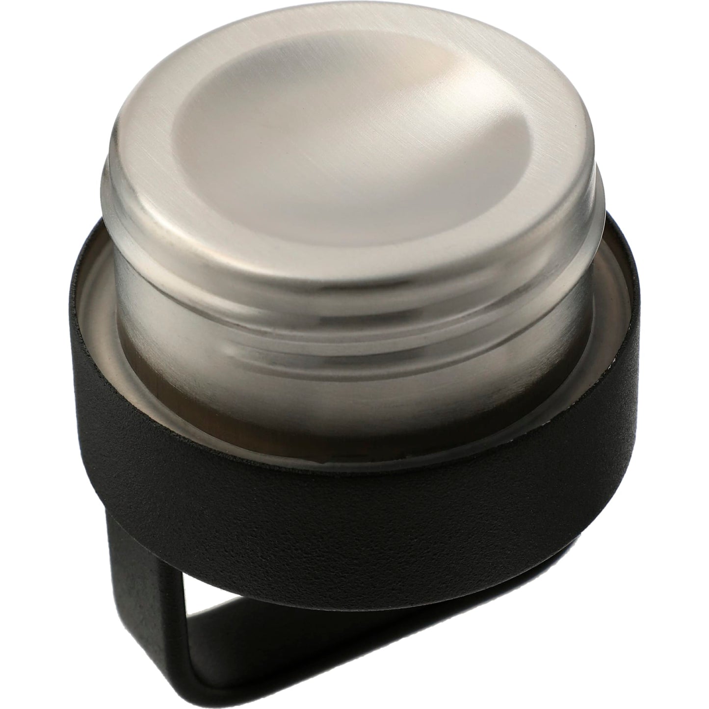 Front View of Black Colton Copper Vacuum Insulated Bottle 20oz
