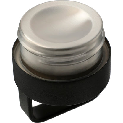 Front View of Black Colton Copper Vacuum Insulated Bottle 20oz