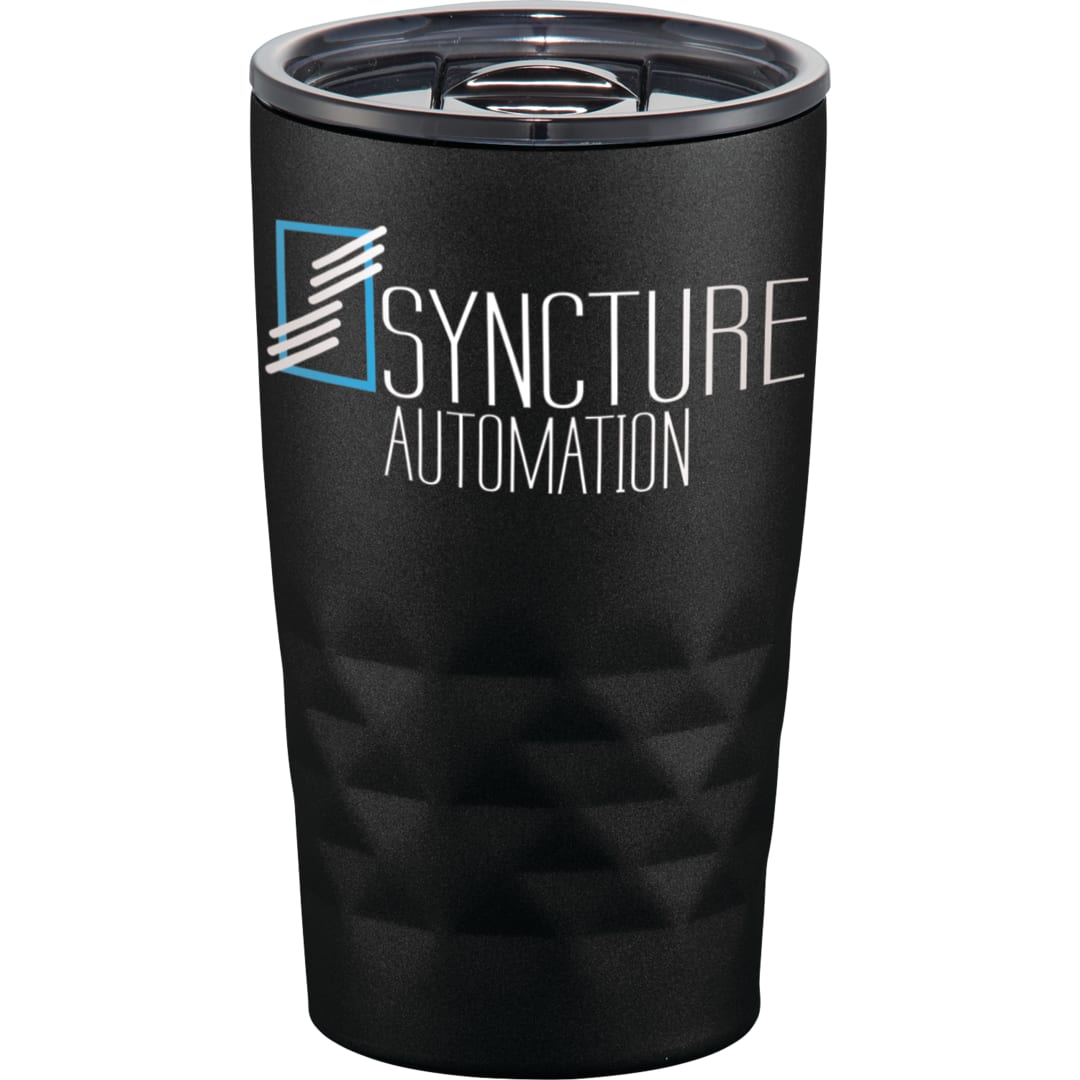 Front View of Black Copper Vacuum Insulated K Mini Tumbler 14oz