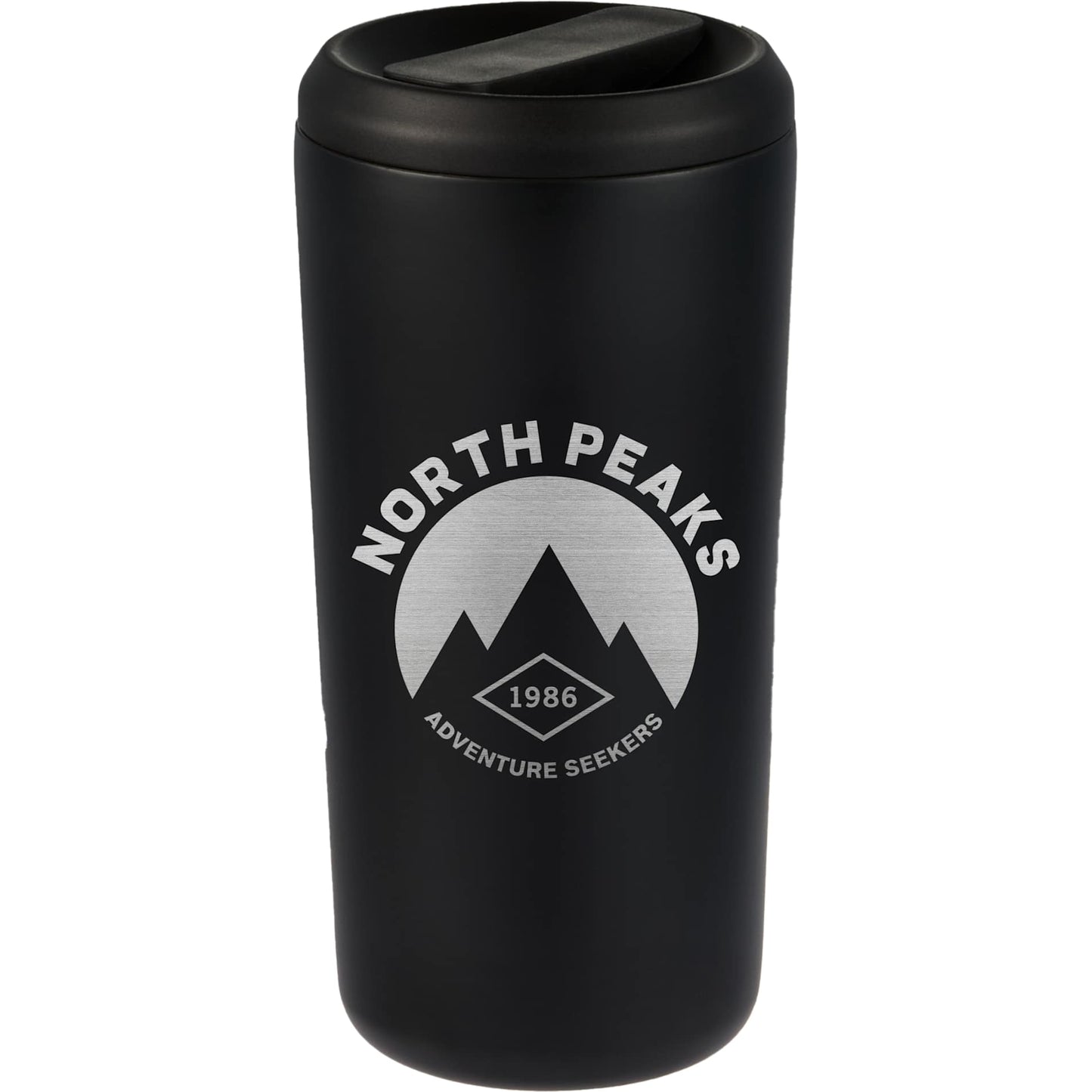 Front View of Black Drake Eco-Friendly Vacuum Insulated  Tumbler 16oz