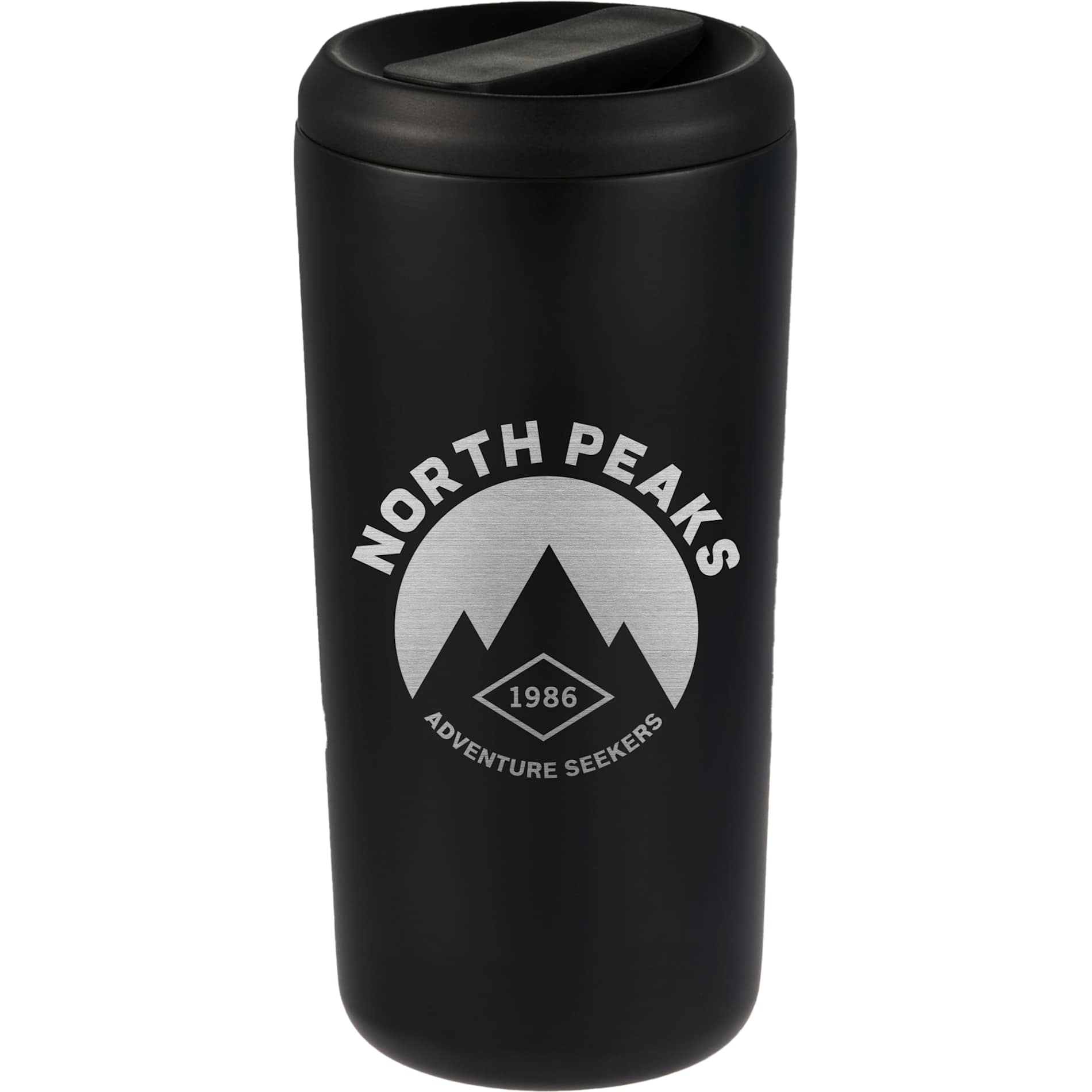 Front View of Black Drake Eco-Friendly Vacuum Insulated  Tumbler 16oz