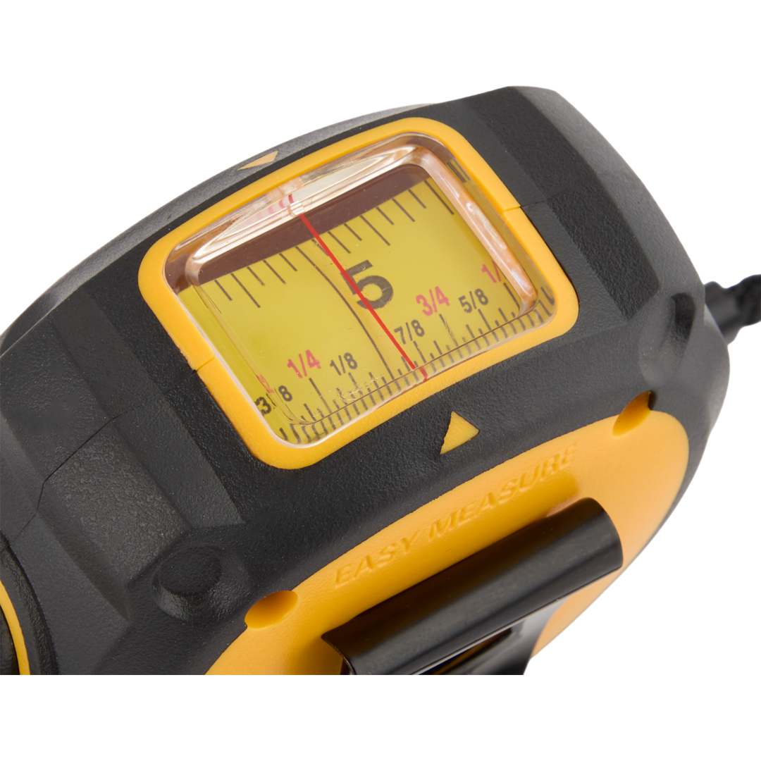 Front View of Black Easy-Read 10 ft. Tape Measure