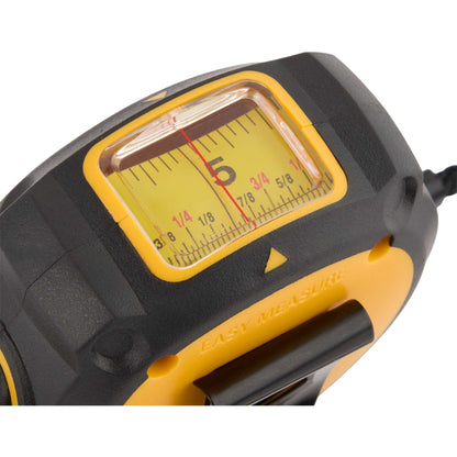 Front View of Black Easy-Read 10 ft. Tape Measure