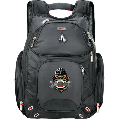 Front View of Black elleven™ Amped TSA 17" Computer Backpack