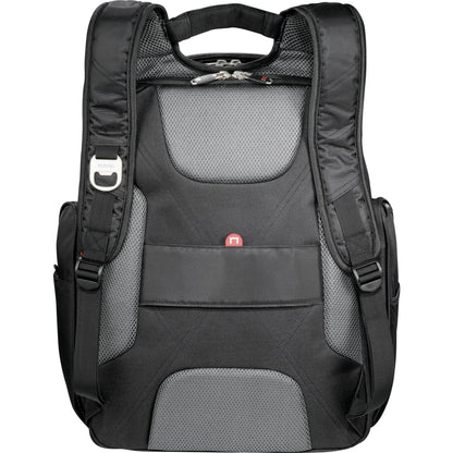 Front View of Black elleven™ Amped TSA 17" Computer Backpack