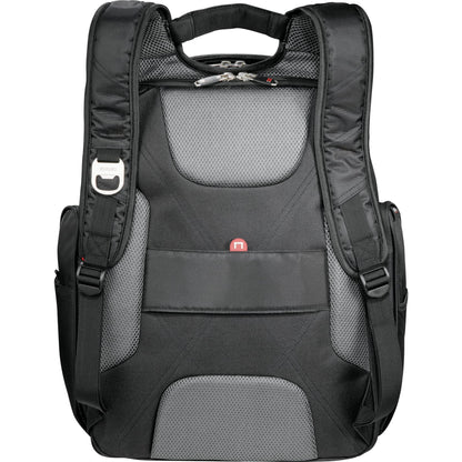 Front View of Black elleven™ Amped TSA 17" Computer Backpack