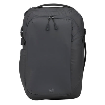Front View of Black elleven™ Numinous 15" Computer Travel Backpack plain