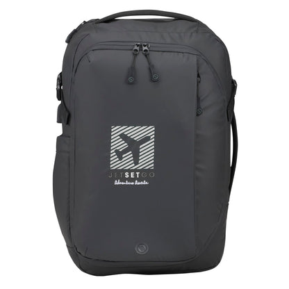 Front View of Black elleven™ Numinous 15" Computer Travel Backpack
