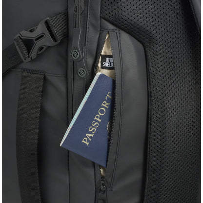 Front View of Black elleven™ Numinous 15" Computer Travel Backpack