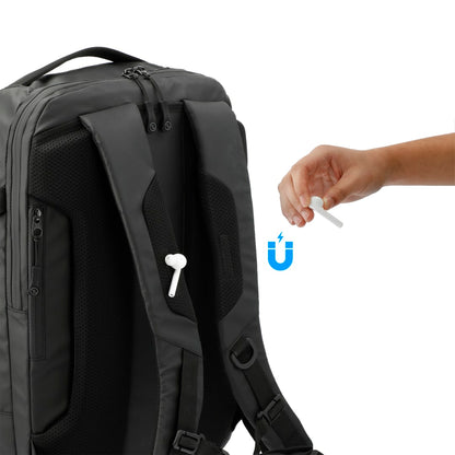 Front View of Black elleven™ Numinous 15" Computer Travel Backpack