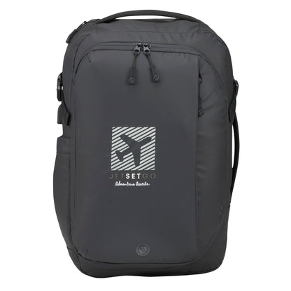 Front View of Black elleven™ Numinous 15" Computer Travel Backpack