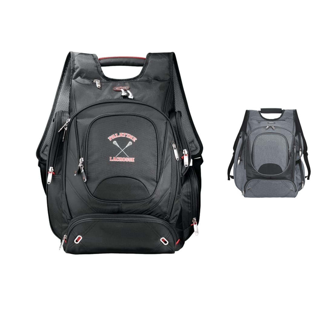 Front View of Black elleven™ TSA 17" Computer Backpack